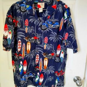 VINTAGE MENS HAWAIIAN SHIRT XL